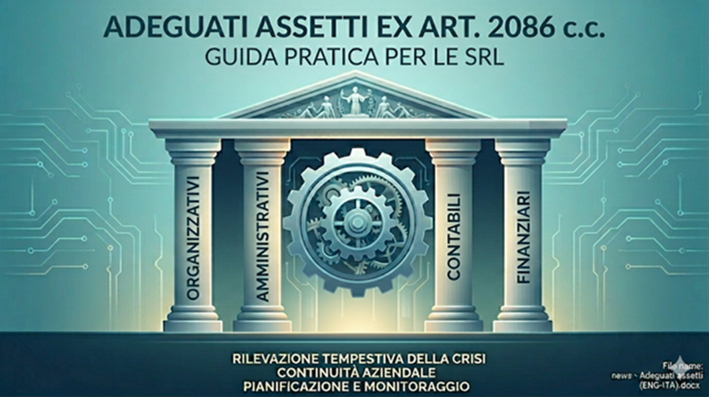 Adeguati assetti ex art. 2086 c.c.: obblighi, controlli e responsabilità per le SRL
